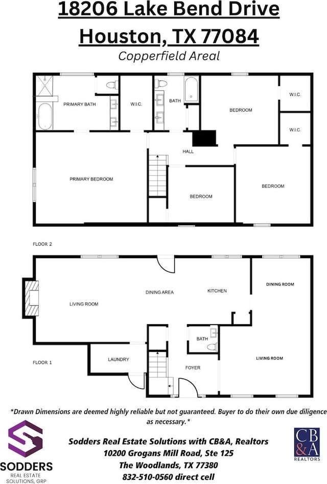 18206 Lake Bend Dr, Houston, TX 77084 - room layout