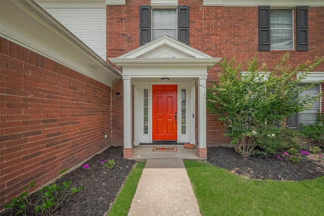 18206 Lake Bend Dr, Houston, TX 77084 - property entrance with brick siding