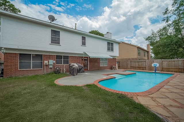 18206 Lake Bend Dr, Houston, TX 77084 - view of swimming pool featuring a patio area