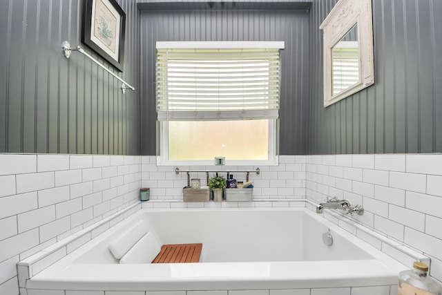 8910 Burleson Ct, Houston, TX 77064 - bathroom with a garden tub