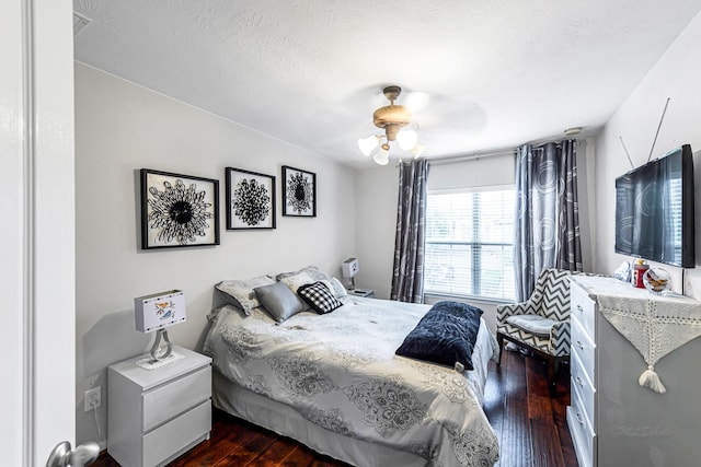 5306 Brookway Dr, Houston, TX 77084 - bedroom with wood-type flooring and ceiling fan