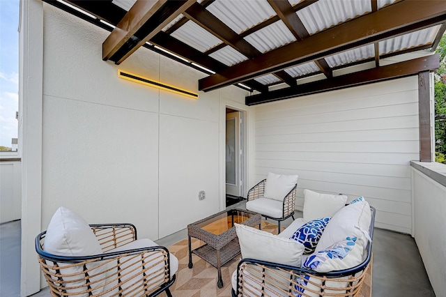 2905 Nagle St, Houston, TX 77004 - view of patio featuring an outdoor hangout area