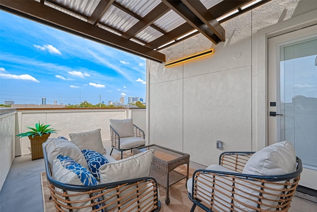 2905 Nagle St, Houston, TX 77004 - view of patio with a balcony