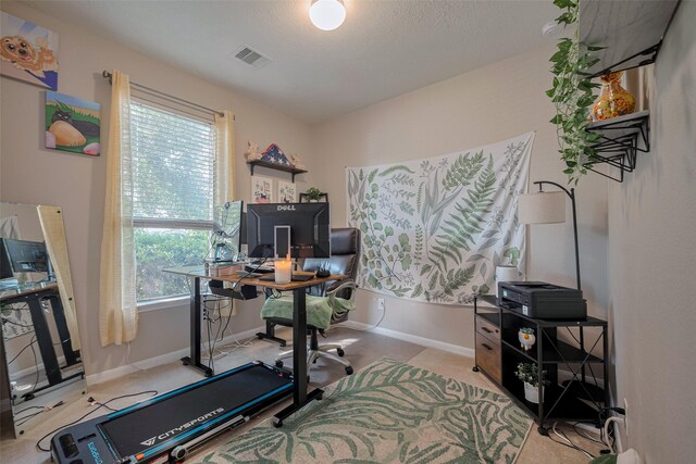 4323 N Vineyard Mdw Ln, Katy, TX 77449 - office area featuring baseboards