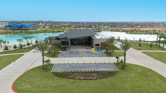 829 Laguna Green Ln, Katy, TX 77493 - aerial view of residential area with a nearby body of water