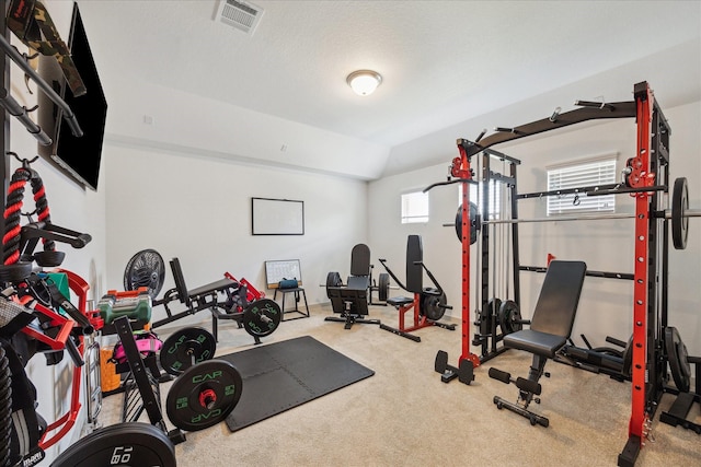 1685 Daylight Lake Dr, Katy, TX 77493 - exercise room featuring carpet flooring
