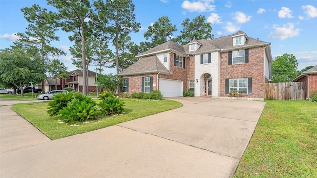 19603 Pitchstone Dr, Tomball, TX 77377 - view of front facade with driveway and brick siding