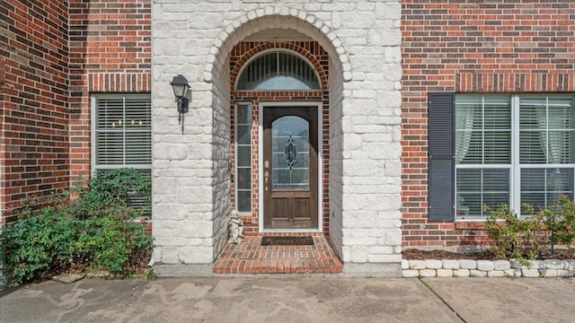 19603 Pitchstone Dr, Tomball, TX 77377 - view of exterior entry with brick siding
