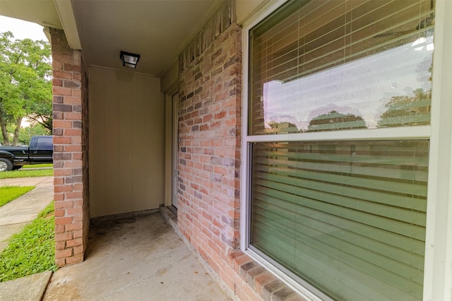 12626 Marble Dr, Houston, TX 77070 - property entrance with brick siding