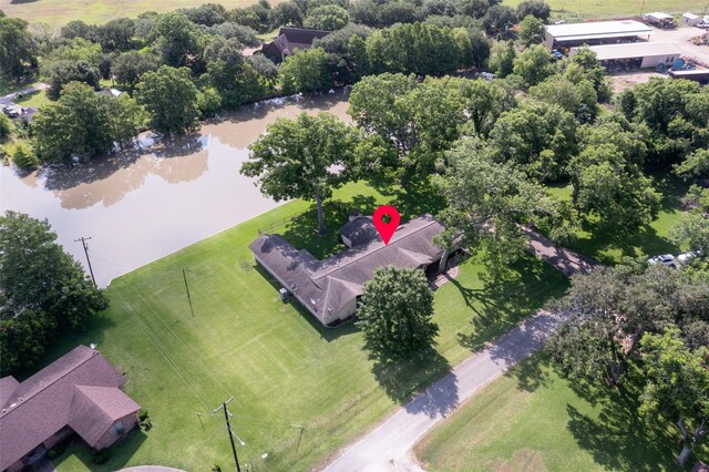 613 Bolling Green Dr, Wharton, TX 77488 - bird's eye view of a nearby body of water