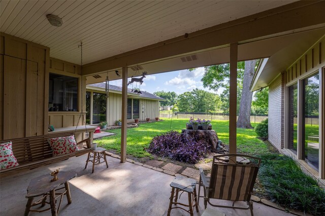 613 Bolling Green Dr, Wharton, TX 77488 - view of patio / terrace