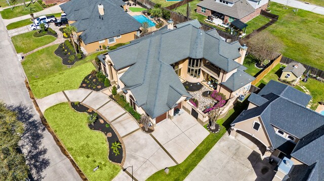 15818 Conners Ace Dr, Spring, TX 77379 - aerial perspective of suburban area