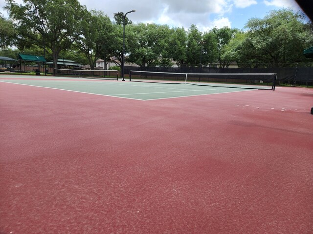 15242 Shapiro Springs Ln, Houston, TX 77095 - view of tennis court