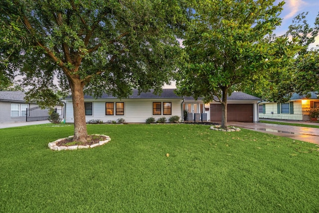4509 Randwick Dr, Houston, TX 77092 - single story home with an attached garage, a front yard, and concrete driveway