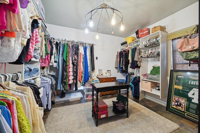 4509 Randwick Dr, Houston, TX 77092 - spacious closet featuring stone finish floors