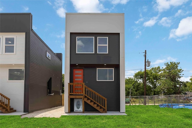 2114 Des Chaumes St, Houston, TX 77026 - back of house featuring stairs