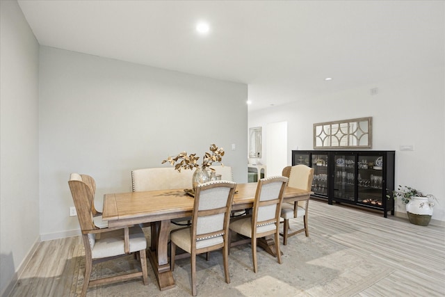 3710 Birtley Bend Way, Fulshear, TX 77441 - dining room featuring wood finished floors, recessed lighting, and baseboards