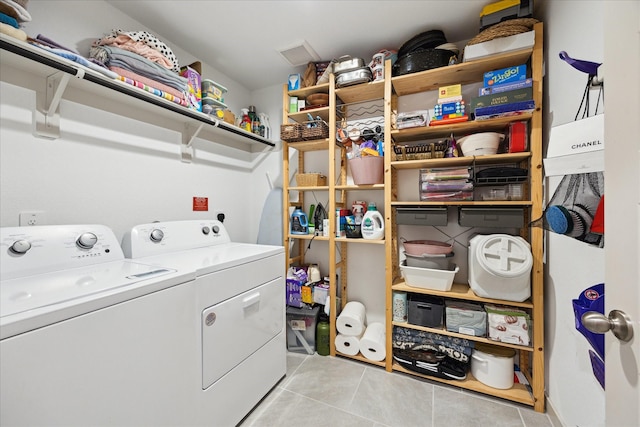 3710 Birtley Bend Way, Fulshear, TX 77441 - laundry area with tile patterned floors and washing machine and clothes dryer