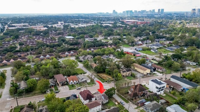 3301 Holman St, Houston, TX 77004 - aerial perspective of suburban area