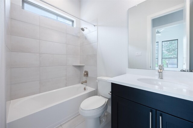 813 Laguna Green Ln, Katy, TX 77493 - full bathroom with shower / washtub combination and vanity