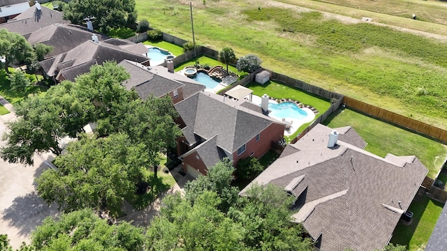 16522 N Canyon Trace Dr, Houston, TX 77095 - aerial view of a pool area