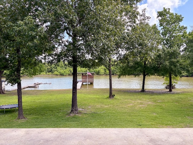 18 Joe Werner Ln, Huntsville, TX 77320 - view of grassy yard with a water view