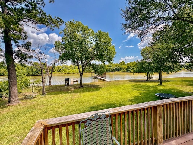 18 Joe Werner Ln, Huntsville, TX 77320 - view of green lawn with a water view