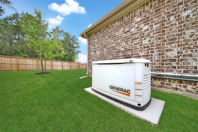 1586 Ancient Oak Ln, Conroe, TX 77301 - exterior view of a power unit and brick siding