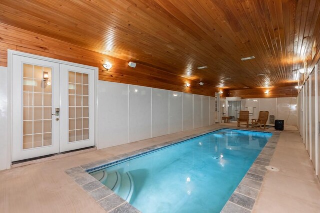 5950 Keith Rd, Lumberton, TX 77657 - indoor pool with french doors