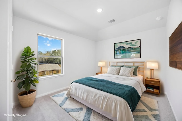 16846 Needlepoint Dr, Conroe, TX 77302 - carpeted bedroom with baseboards and recessed lighting