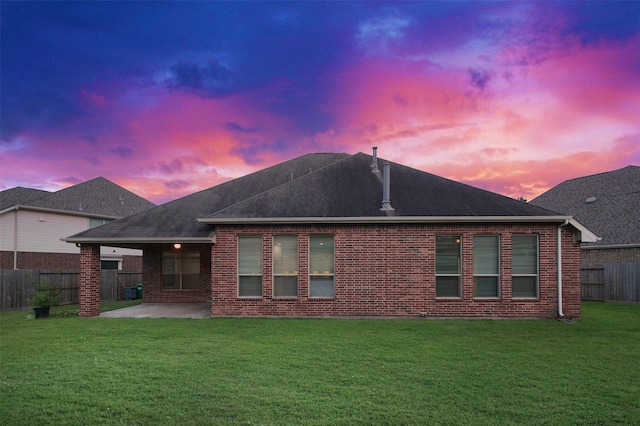 27910 Wedgeoak Ct, Katy, TX 77494 - rear view of property featuring a patio, brick siding, and roof with shingles