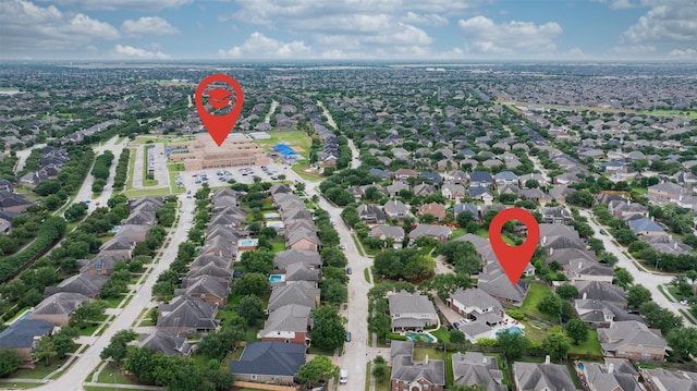 27910 Wedgeoak Ct, Katy, TX 77494 - aerial overview of property's location featuring nearby suburban area