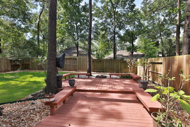 19 Almond Branch Pl, The Woodlands, TX 77382 - view of wooden terrace