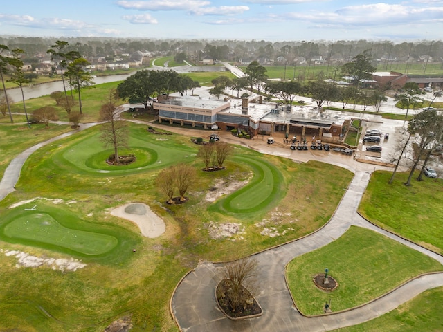 7619 Limber Bough Dr, Humble, TX 77346 - bird's eye view of a nearby body of water and a local golf course