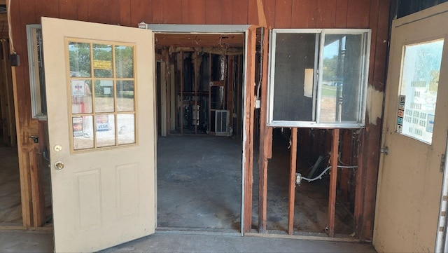610 New York St, Navasota, TX 77868 - entryway featuring wood walls