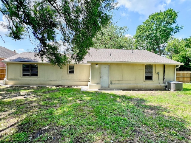 5813 Mayle St, Houston, TX 77016 - rear view of property with central AC