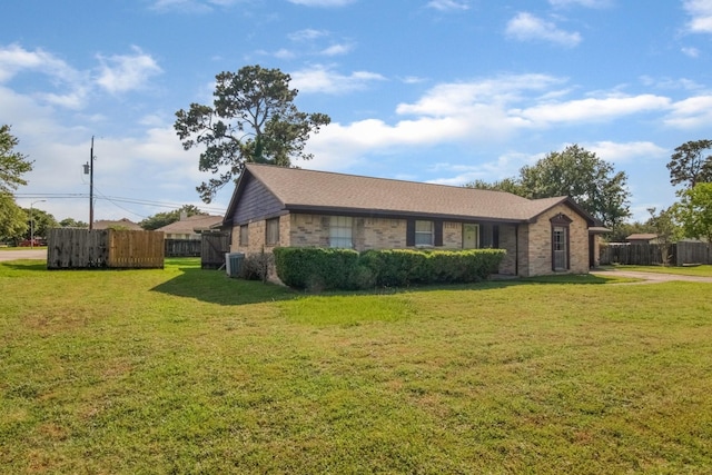 12503 Tall Forest Dr, Cypress, TX 77429 - view of front of home with brick siding and central AC