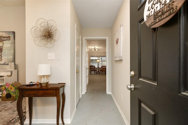 5227 Aberton Ln, Spring, TX 77379 - hall featuring baseboards