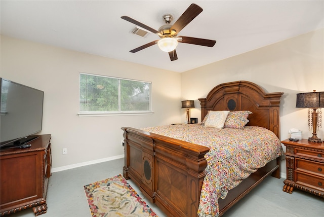 5227 Aberton Ln, Spring, TX 77379 - bedroom featuring baseboards, carpet floors, and a ceiling fan