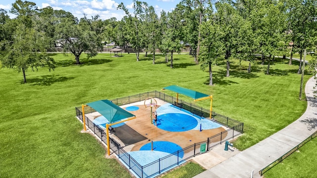 327 Brompton Ct, Highlands, TX 77562 - view of home's community with view of wooded area