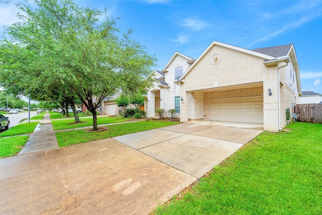 4610 Countrymeadows Dr, Spring, TX 77388 - traditional home with brick siding, concrete driveway, and a garage
