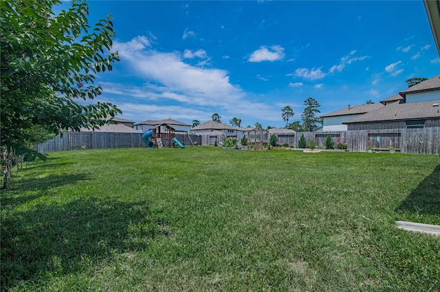 14424 Tunnel Tree Ct, Conroe, TX 77384 - view of yard featuring a playground