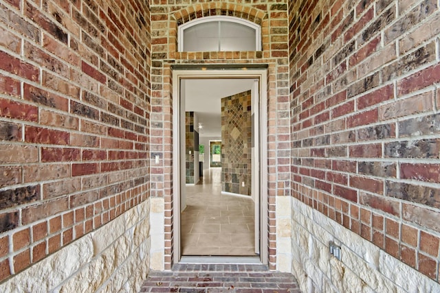 14021 Buffalo Gap Trl, Conroe, TX 77384 - view of exterior entry with brick siding