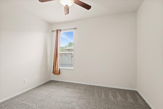 14021 Buffalo Gap Trl, Conroe, TX 77384 - carpeted spare room with ceiling fan and baseboards