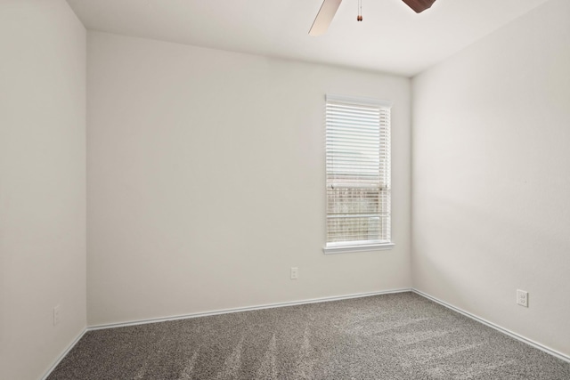 14021 Buffalo Gap Trl, Conroe, TX 77384 - carpeted empty room with a ceiling fan and baseboards