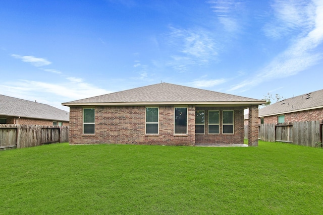 14021 Buffalo Gap Trl, Conroe, TX 77384 - rear view of house with brick siding