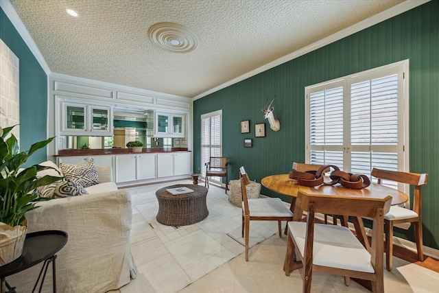 2628 Glen Haven Blvd, Houston, TX 77025 - dining room with crown molding