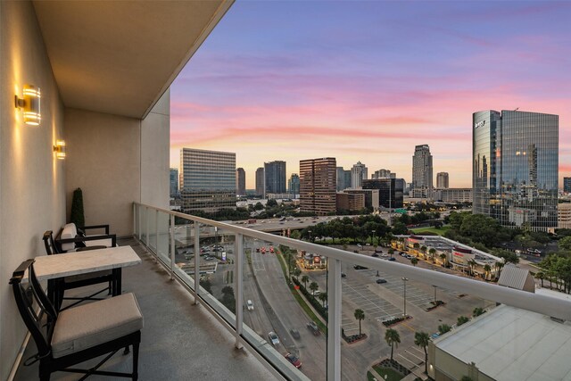 4521 San Felipe St Unit 1201, Houston, TX 77027 - balcony with a skyline view