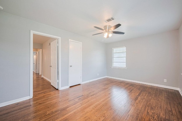 2218 Silverbonnet St, Houston, TX 77055 - spare room featuring ceiling fan and wood finished floors