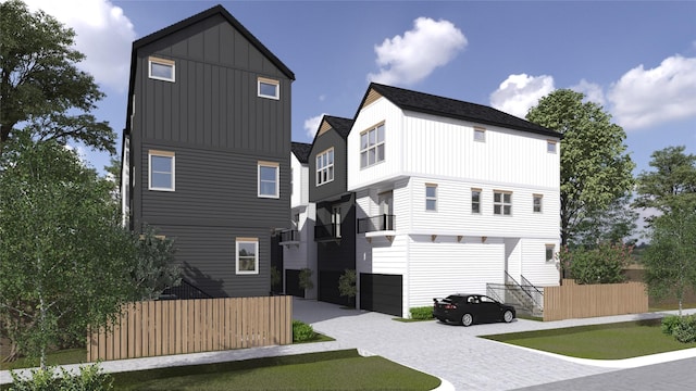 1637 Beall St, Houston, TX 77008 - rear view of house with board and batten siding